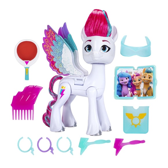 My Little Pony🎠Zipp Storm Wing🪽Surprise Fashion Doll w Wings🪽& Accessories - Picture 1 of 8